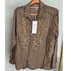 NWT Anthropologie Kyla Seo Myra Shirt - Size Small